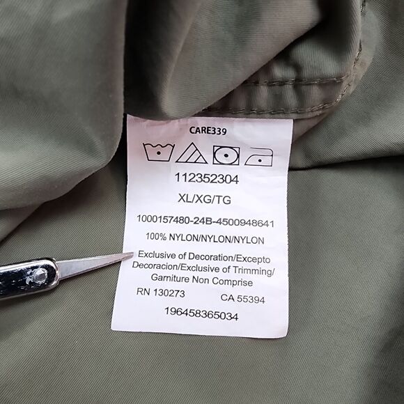 Wrangler Shirt Mens XL Green Short Sleeve Regular Fit Button Down Hiking Pockets - Picture 16 of 16